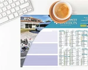 Sous-mains calendriers 2024 - L'Imprimerie du Progrès, imprimeur français en ligne