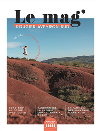 Impression magazine - Le Mag' pour l'Office de Tourisme du Rougier, Aveyron Sud 