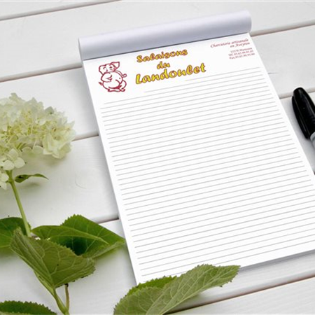 Bloc-notes personnalisé - Imprimeur français